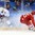 GANGNEUNG, SOUTH KOREA - FEBRUARY 17: Bogdan Kiselvich #55 of the Olympic Athletes of Russia and USA's Broc Little #14 battle for the puck during preliminary round action at the PyeongChang 2018 Olympic Winter Games. (Photo by Andre Ringuette/HHOF-IIHF Images)

